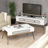 Set mobilă pentru sufragerie Ekol, Diverse culori, 145x37x45 cm - Alb | SKU: 845HCT5210 | Set mobilă pentru sufragerie Ekol, 145x37x45 cm, varianta Alb, produs pentru amenajarea locuinței, disponibil online în România la CasaMob
