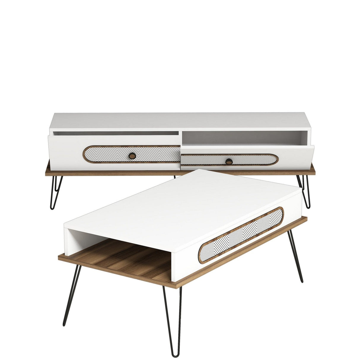 Set mobilă pentru sufragerie Ekol, Diverse culori, 145x37x45 cm - Alb | SKU: 845HCT5210 | Set mobilă pentru sufragerie Ekol, 145x37x45 cm, varianta Alb, produs pentru amenajarea locuinței, disponibil online în România la CasaMob