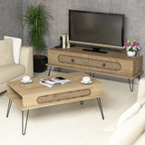 Set mobilă pentru sufragerie Ekol, Diverse culori, 145x37x45 cm - Stejar | SKU: 845HCT5213 | Set mobilă pentru sufragerie Ekol, 145x37x45 cm, varianta Stejar, produs pentru amenajarea locuinței, disponibil online în România la CasaMob