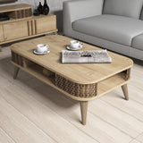 Set mobilă pentru sufragerie Eylül, Diverse culori, 168x39x52 cm - Stejar | SKU: 845HCT5222 | Set mobilă pentru sufragerie Eylül, 168x39x52 cm, varianta Stejar, produs pentru amenajarea locuinței, disponibil online în România la CasaMob