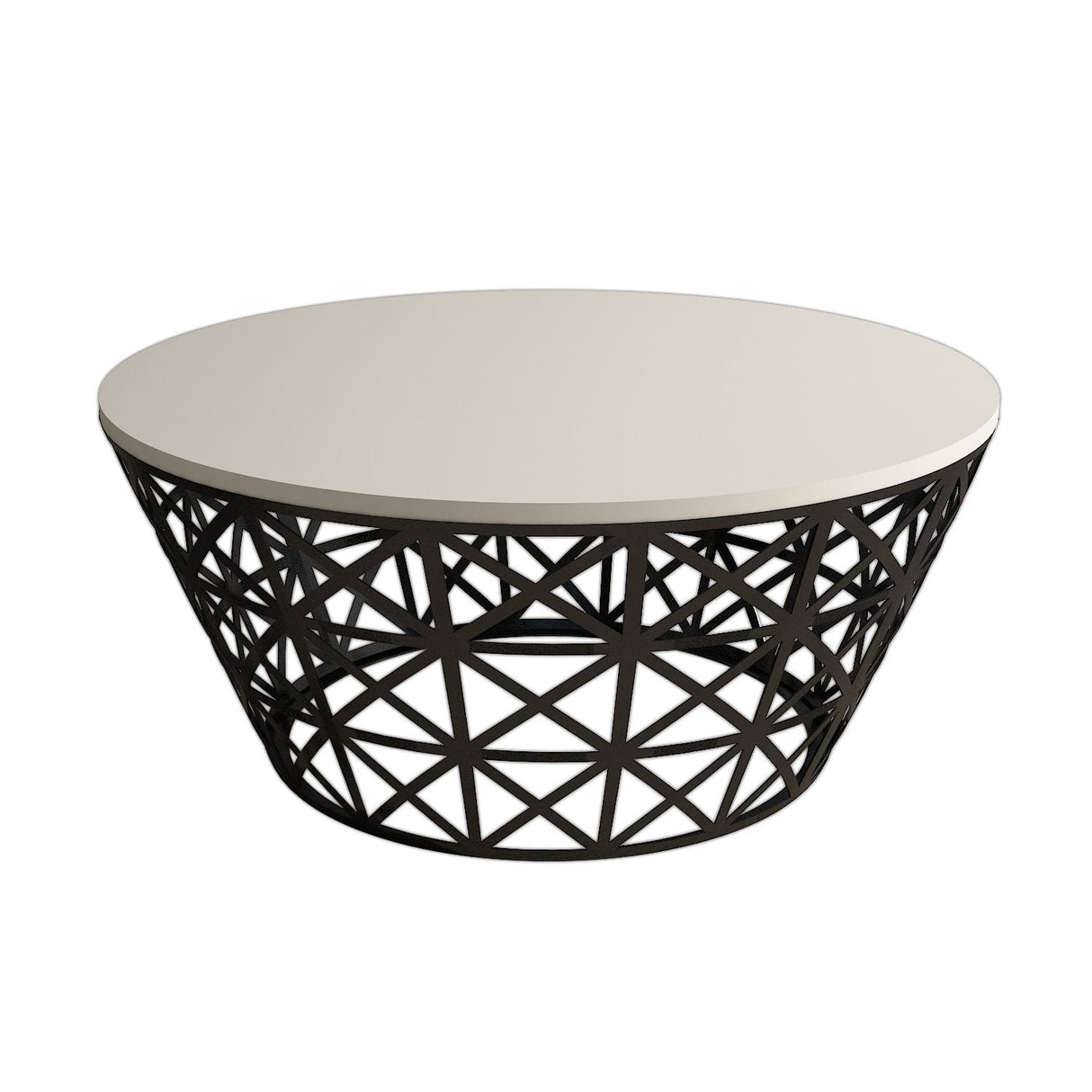 Măsuță de cafea Stil Metal Ferforje, Diverse culori, Diverse configurații, Diverse dimensiuni - Crem - Negru - 90x38x90 cm - Standard | SKU: 845HCT5226 | Măsuță de cafea Stil Metal Ferforje, varianta Crem - Negru - 90x38x90 cm - Standard, produs pentru amenajarea locuinței, disponibil online în România la CasaMob