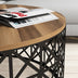 Nuc - Negru | SKU: 845HCT5227 | Măsuță de cafea Selin Metal Ferforje, 90x38x90 cm, varianta Nuc - Negru, produs pentru amenajarea locuinței, disponibil online în România la CasaMob