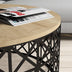 Stejar - Negru | SKU: 845HCT5229 | Măsuță de cafea Selin Metal Ferforje, 90x38x90 cm, varianta Stejar - Negru, produs pentru amenajarea locuinței, disponibil online în România la CasaMob