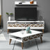 Alb | SKU: 845HCT5255 | Set mobilă pentru sufragerie Line, 150x30x50 cm, varianta Alb, produs pentru amenajarea locuinței, disponibil online în România la CasaMob