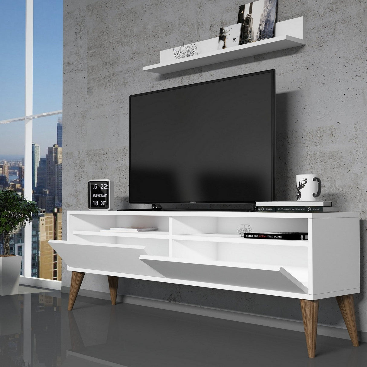 Set mobilă pentru sufragerie Best, Diverse culori, 150x30x50 cm - Alb | SKU: 845HCT5259 | Set mobilă pentru sufragerie Best, 150x30x50 cm, varianta Alb, produs pentru amenajarea locuinței, disponibil online în România la CasaMob