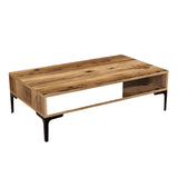 Măsuță de cafea Istanbul, Diverse culori, 105x60x33 cm - Nuc - Alb | SKU: 845HCT5266 | Măsuță de cafea Istanbul, 105x60x33 cm, varianta Nuc - Alb, produs pentru amenajarea locuinței, disponibil online în România la CasaMob