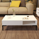 Măsuță de cafea Istanbul, Diverse culori, 105x60x33 cm - Alb | SKU: 845HCT5271 | Măsuță de cafea Istanbul, 105x60x33 cm, varianta Alb, produs pentru amenajarea locuinței, disponibil online în România la CasaMob