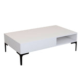 Măsuță de cafea Istanbul, Diverse culori, 105x60x33 cm - Alb | SKU: 845HCT5271 | Măsuță de cafea Istanbul, 105x60x33 cm, varianta Alb, produs pentru amenajarea locuinței, disponibil online în România la CasaMob