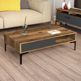 Set mobilă pentru sufragerie Istanbul, Diverse culori, 180x35x47 cm - Nuc - Antracit | SKU: 845HCT5272 | Set mobilă pentru sufragerie Istanbul, 180x35x47 cm, varianta Nuc - Antracit, produs pentru amenajarea locuinței, disponibil online în România la CasaMob