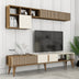 Set mobilă pentru sufragerie Milan Set 482, Nuc - Crem, 180x35x40 cm, SKU 845HCT5288, imagine 2