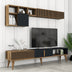 Set mobilă pentru sufragerie Milan Set 483, Nuc - Antracit, 180x35x40 cm, SKU 845HCT5289, imagine 3