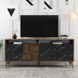 Consolă Milan Console, Nuc, 35x79x180 cm - Nuc Negru, SKU 845HCT5316