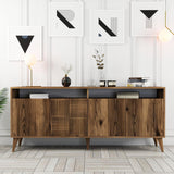 Consolă Milan Console, Nuc, 35x79x180 cm - Nuc, SKU 845HCT5316