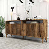 Consolă Milan Console, Nuc, 35x79x180 cm - Nuc, SKU 845HCT5316