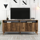 Consolă Milan Console, Nuc, 35x79x180 cm - Nuc, SKU 845HCT5316