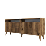 Consolă Milan Console, Nuc, 35x79x180 cm - Nuc, SKU 845HCT5316