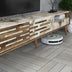 Comodă TV Valensiya, Nuc - Alb - Marble, 180x45x35 cm, SKU 845HCT5344, imagine 4