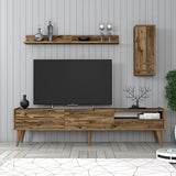 Comodă TV Valensiya, Nuc, 180x45x35 cm
