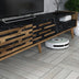 Comodă TV Valensiya, Nuc - Negru - Marble, 180x45x35 cm, SKU 845HCT5347, imagine 4