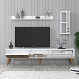 Comodă TV Valensiya, Alb, 180x45x35 cm