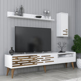 Comodă TV Valensiya, Alb, 180x45x35 cm