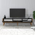 Comodă TV Valensiya, Nuc - Negru - Marble, 180x45x35 cm, SKU 845HCT5354, imagine 2
