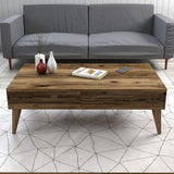 Măsuță de cafea Valensiya, Diverse culori, 105x60x35 cm - Nuc | SKU: 845HCT5359 | Măsuță de cafea Valensiya, 105x60x35 cm, varianta Nuc, produs pentru amenajarea locuinței, disponibil online în România la CasaMob
