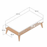 Măsuță de cafea Valensiya, Diverse culori, 105x60x35 cm - Nuc - Negru - Marble | SKU: 845HCT5361 | Măsuță de cafea Valensiya, 105x60x35 cm, varianta Nuc - Negru - Marble, produs pentru amenajarea locuinței, disponibil online în România la CasaMob
