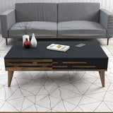 Set mobilă pentru sufragerie Valensiya, Diverse culori, 180x45x35 cm - Nuc - Antracit | SKU: 845HCT5363 | Set mobilă pentru sufragerie Valensiya, 180x45x35 cm, varianta Nuc - Antracit, produs pentru amenajarea locuinței, disponibil online în România la CasaMob