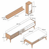 Set mobilă pentru sufragerie Valensiya, Diverse culori, 180x45x35 cm - Alb | SKU: 845HCT5369 | Set mobilă pentru sufragerie Valensiya, 180x45x35 cm, varianta Alb, produs pentru amenajarea locuinței, disponibil online în România la CasaMob