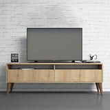 Comodă TV Best 2, Diverse culori, 150x50x30 cm - Stejar | SKU: 845HCT5510 | Comodă TV Best 2, 150x50x30 cm, varianta Stejar, produs pentru amenajarea locuinței, disponibil online în România la CasaMob