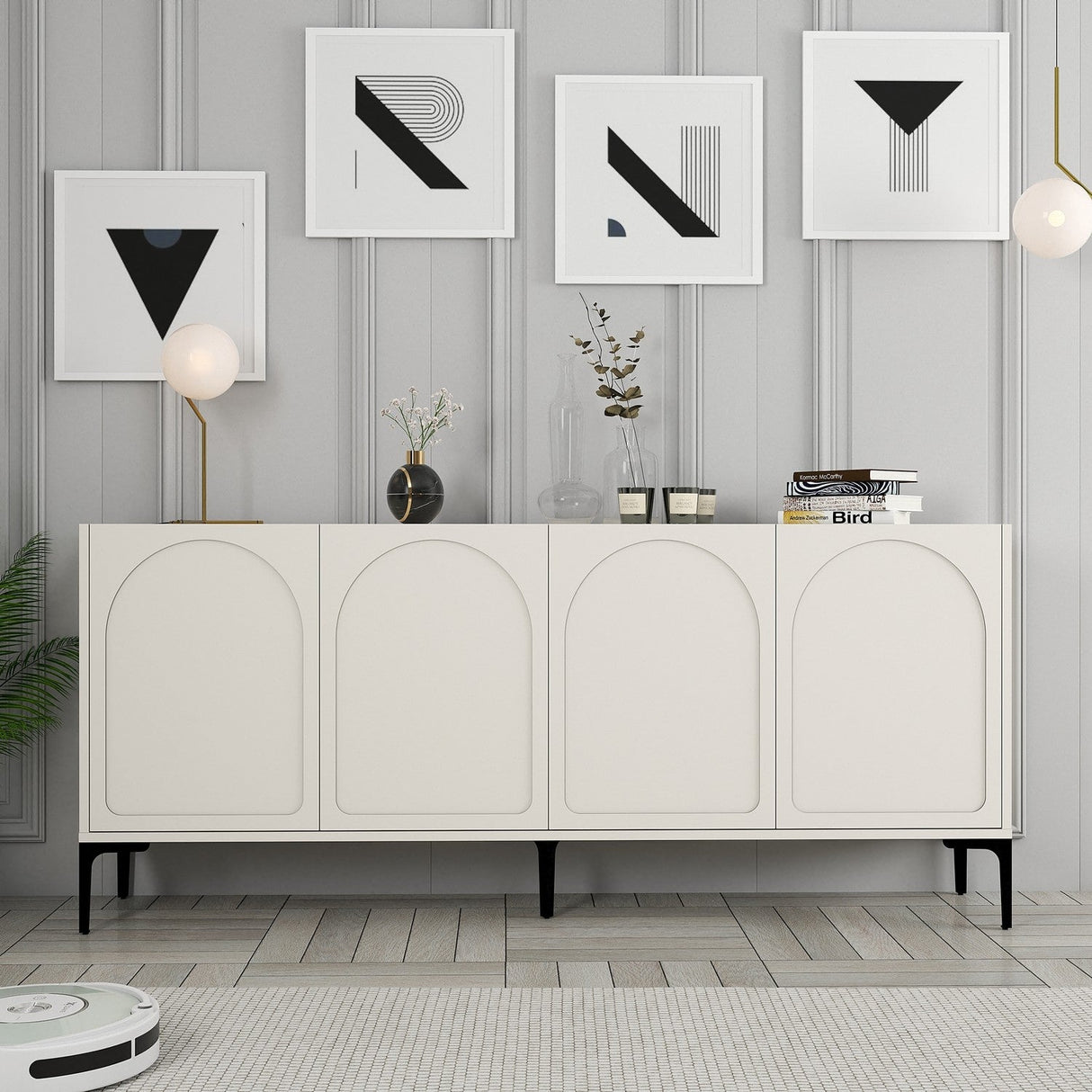 Mobilier Lyon 79 180x35 - Cream Black, SKU 845HCT5530