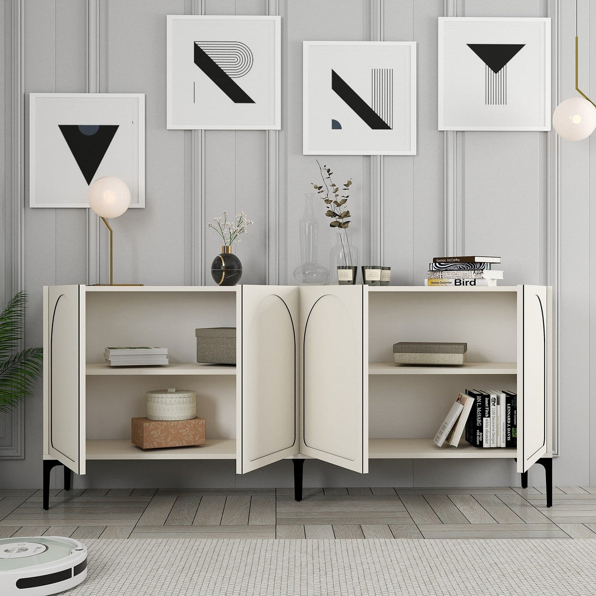 Mobilier Lyon 79 180x35 - Cream Black, SKU 845HCT5530