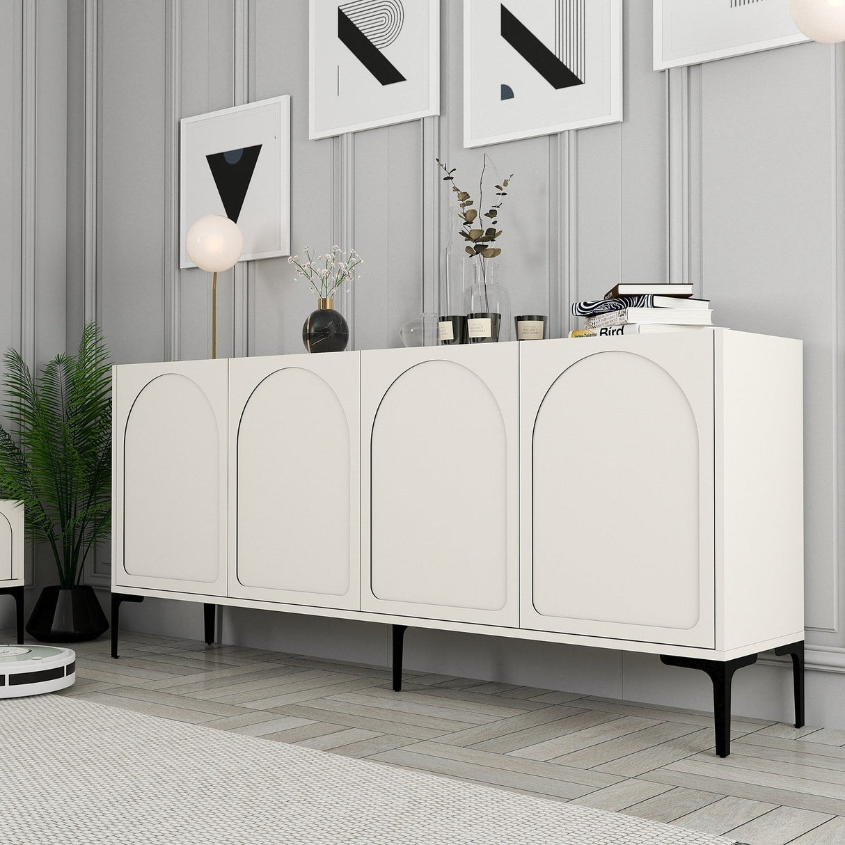 Mobilier Lyon 79 180x35 - Cream Black, SKU 845HCT5530