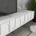 Comodă TV Lyon 44, Alb - Nuc, 180x35x44 cm, SKU 845HCT5595, imagine 4