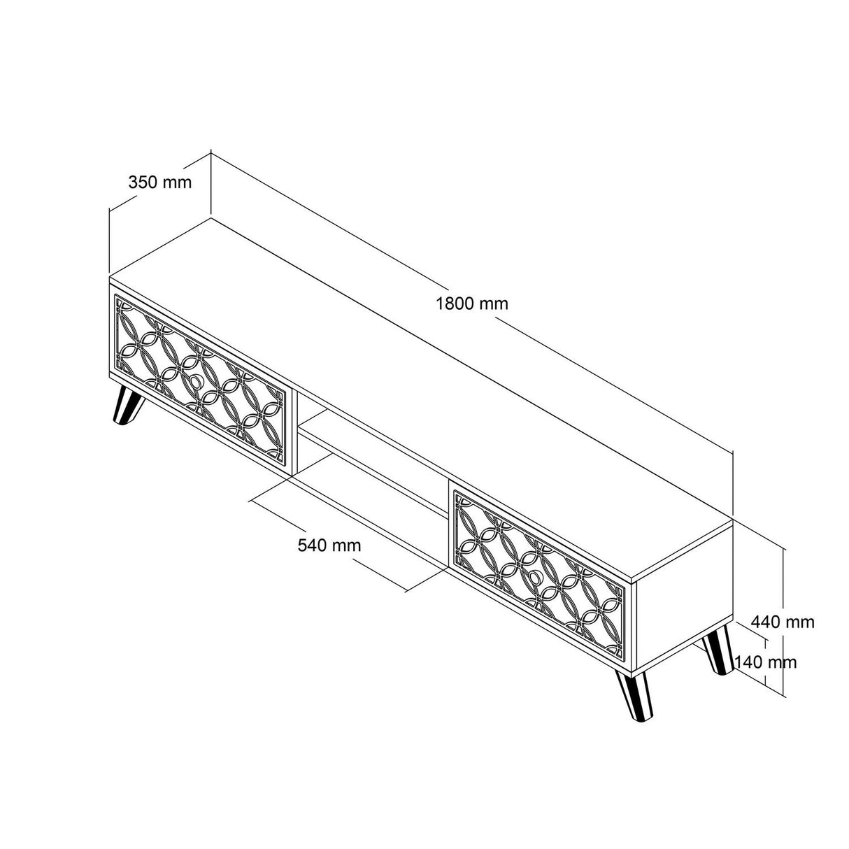 Comodă TV Class, Diverse culori, Diverse dimensiuni - Travertin - 180x37x44 cm | SKU: 845HCT5599 | Comodă TV Class, varianta Travertin - 180x37x44 cm, produs pentru amenajarea locuinței, disponibil online în România la CasaMob