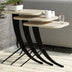 Set 3 măsuțe de cafea Pion 3, Travertin, 35x45x48.5 cm, SKU 845HCT5610, imagine 1