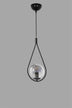 Lustră 8493-1, Negru, Ø20x70 cm, SKU 846STL2859, imagine 2