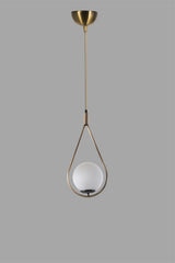 Lustră 8494-1, Alb - Copper, Ø20x70 cm