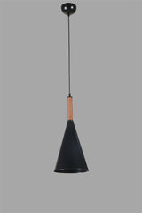 Lustră 8800-1, Negru, Ø20x70 cm
