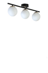 Lustră 8805-3, Negru - Alb, Ø15x20 cm