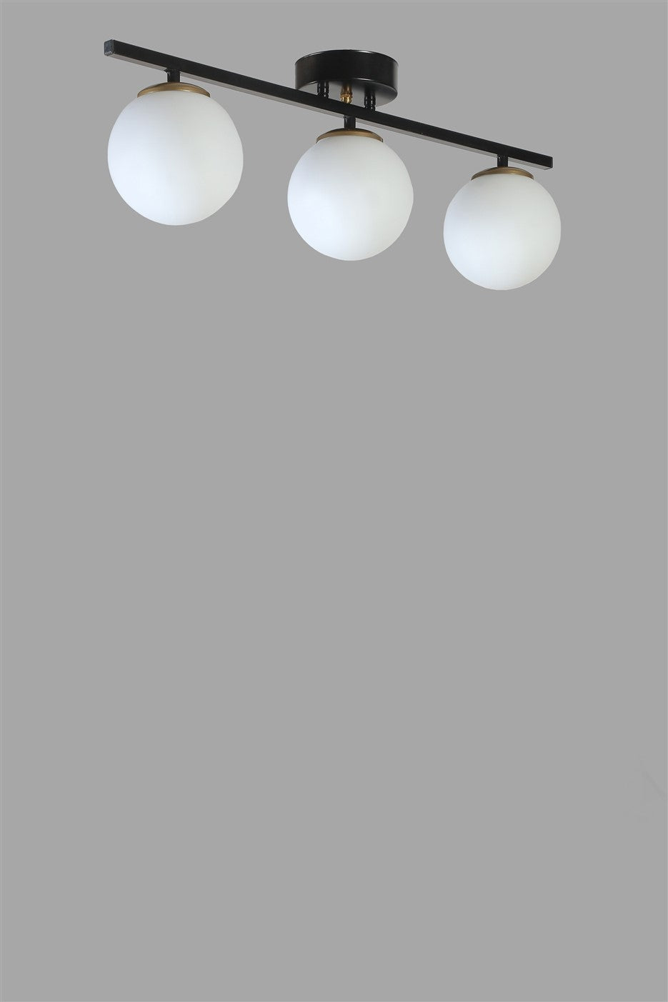 Lustră 8805-3, Negru - Alb, Ø15x20 cm