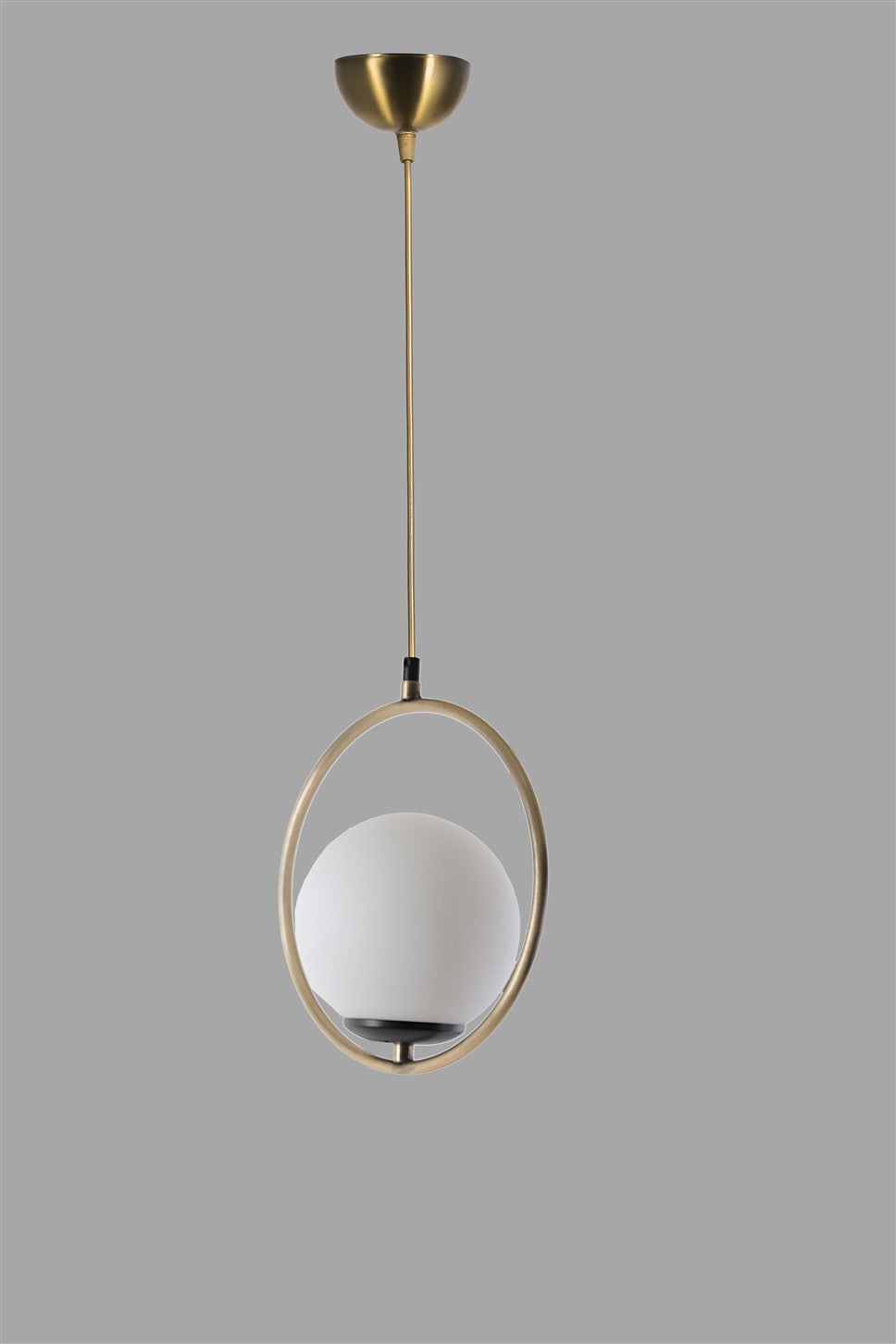 Lustră 8491-1, Alb - Copper, Ø30x70 cm