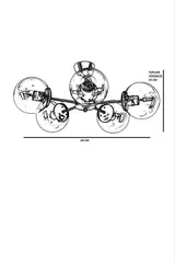 Lustra Venus Chandelier - Alb, SKU 846STL2940