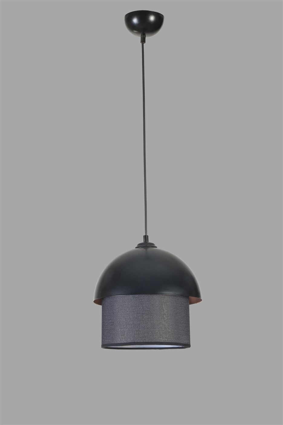 Lustră 8801-1, Negru, Ø25x70 cm