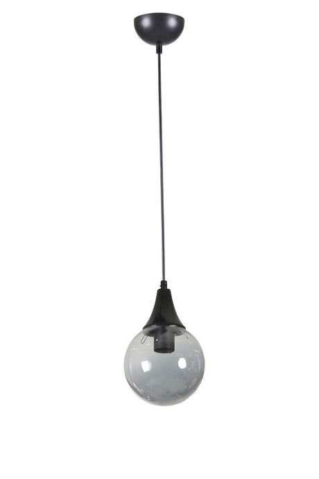 Lustră 8811-1, Negru - Fumuriu, Ø15x70 cm