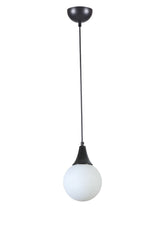 Lustră 8812-1, Negru - Alb, Ø15x70 cm