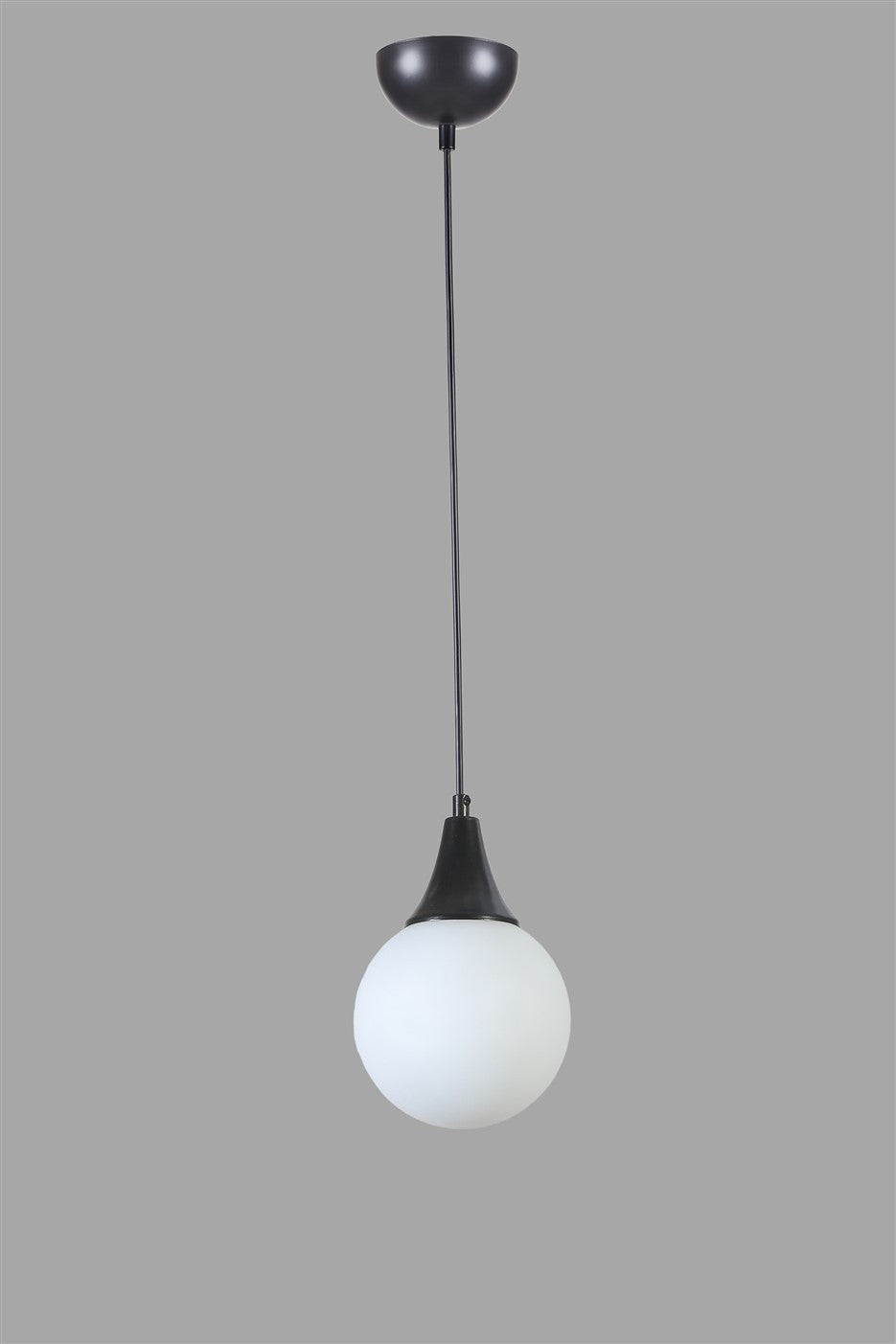 Lustră 8812-1, Negru - Alb, Ø15x70 cm