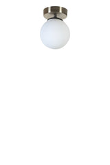 Lustră 8806-1, Matte chrome - Alb, Ø15x20 cm