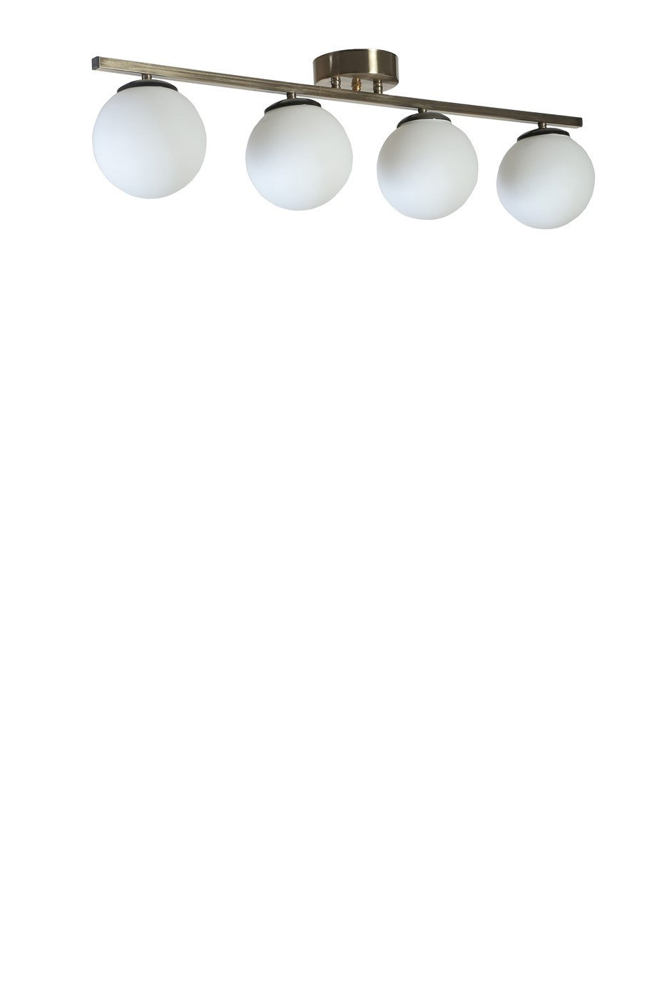 Lustră 8806-4, Matte chrome - Alb, Ø15x20 cm
